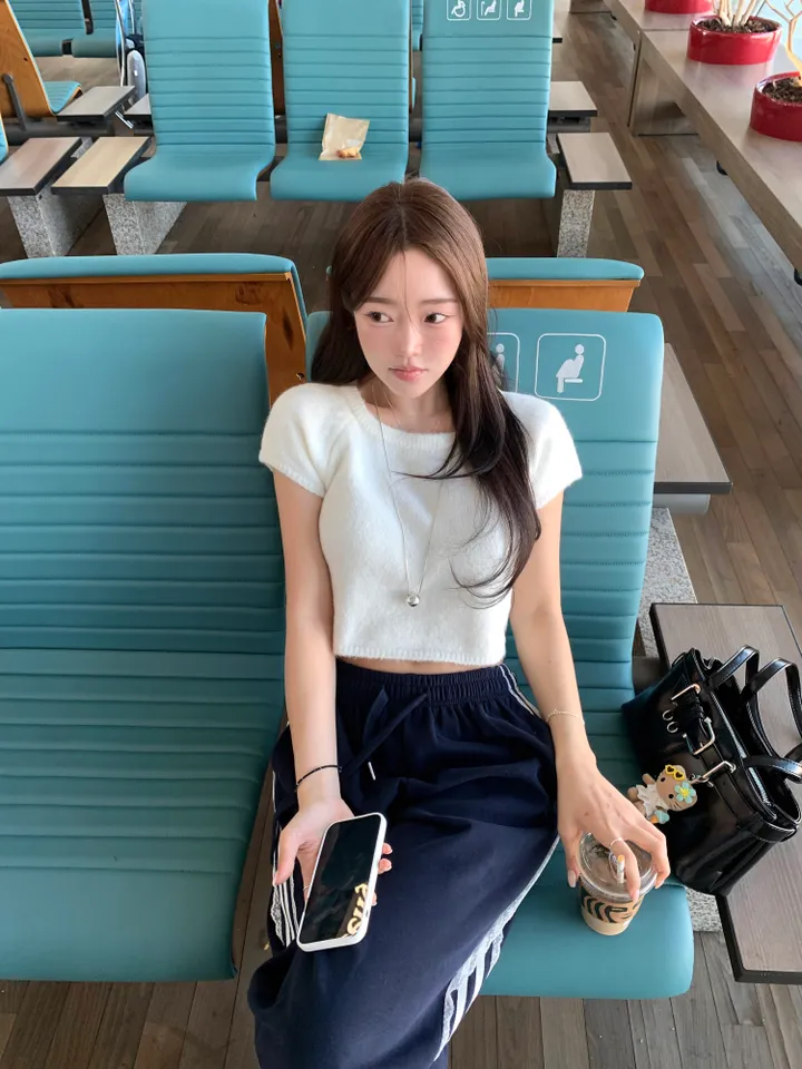[베이비색감💌/고퀄원단] 앙고라 봄 새미크롭 가디건-4col 상세 이미지 37