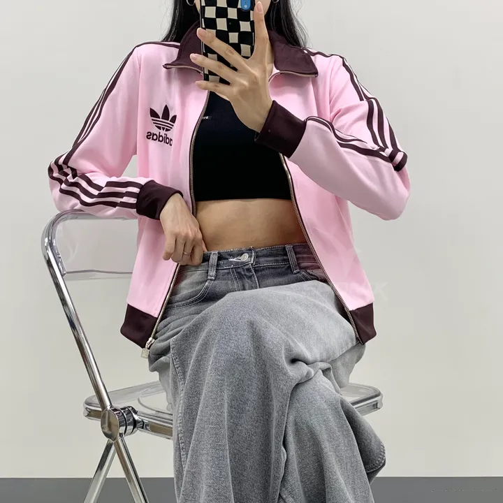 💗국내매장정품💗 아디다스 져지 베켄바우어 트랙탑 저지 여성 집업 핑크 블랙 블루 트레이닝복 자켓 가디건 상세 이미지 13