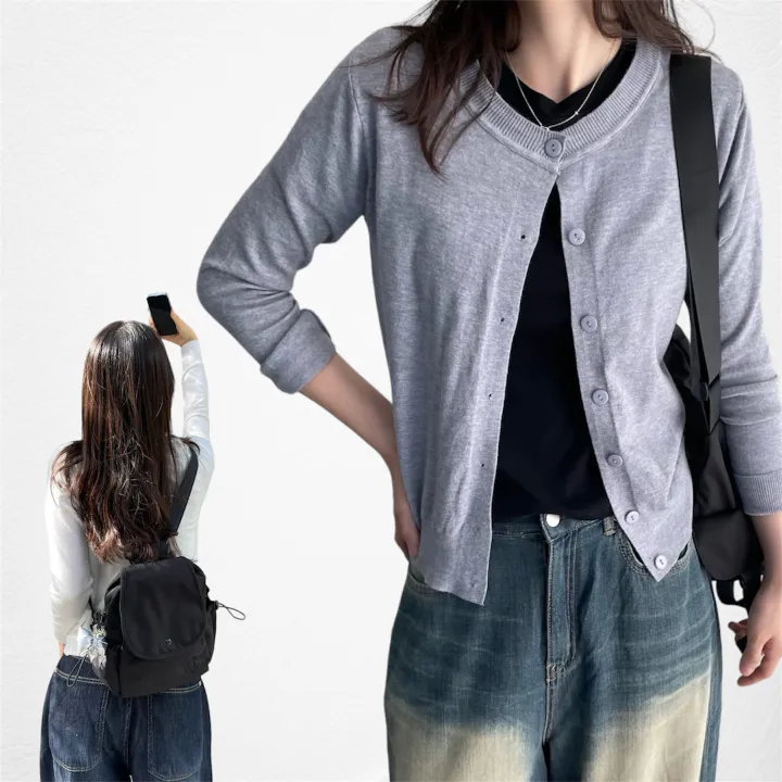 [ 최저가 / 데일리템 ] 보들보들 데일리 기본 니트 가디건 상세 이미지 4