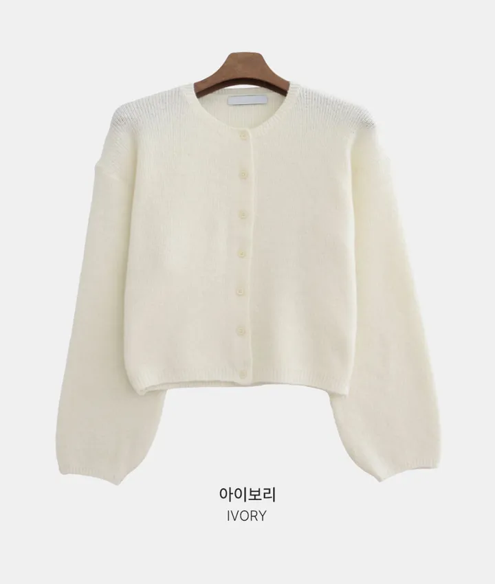 MD픽💜 엘가 라운드 세미크롭 니트 가디건(9color) 상세 이미지 48