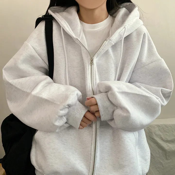 [기모/6color] 마일드 데일리 오버핏 투웨이 무지 후드집업 상세 이미지 17