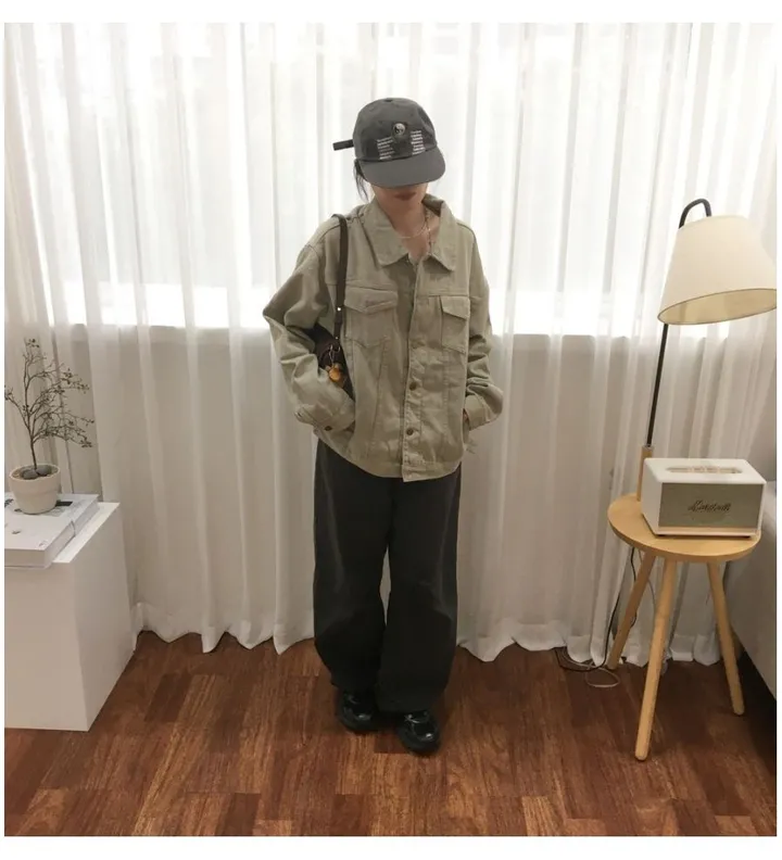 (2c) 하우 워싱 루즈 코튼 트러커 자켓 상세 이미지 9