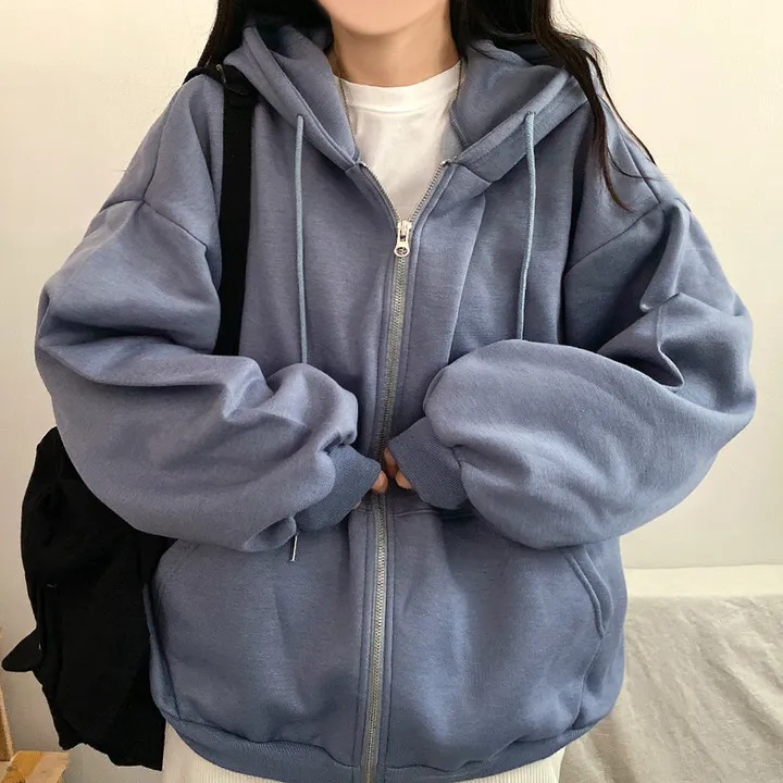 [기모/6color] 마일드 데일리 오버핏 투웨이 무지 후드집업 상세 이미지 7