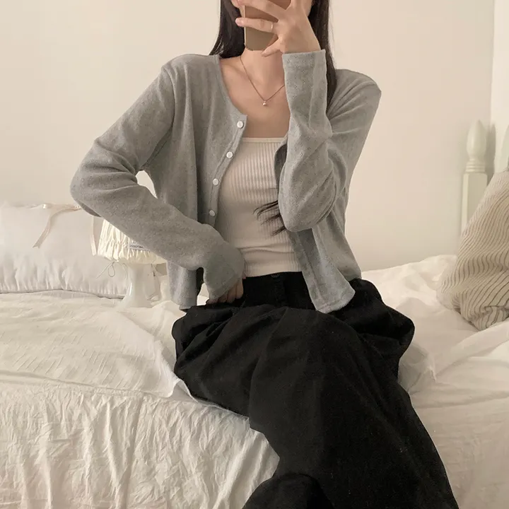 로로 펀칭 가디건 (8color) 상세 이미지 132