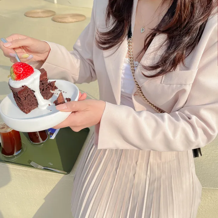[깔끔핏] 봄 베이직 크롭 자켓 상세 이미지 29