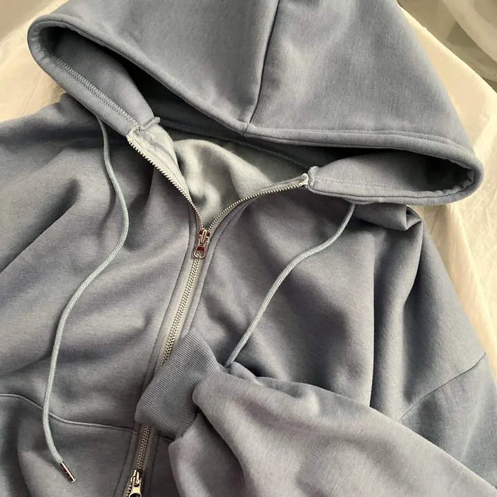 [기모/6color] 마일드 데일리 오버핏 투웨이 무지 후드집업 상세 이미지 37