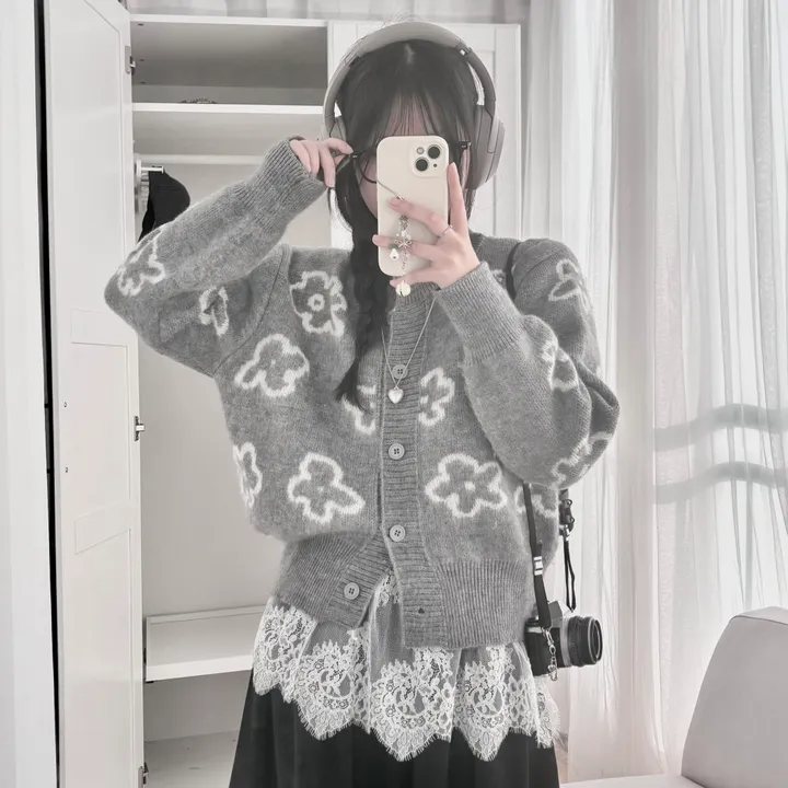 [뭉개구름💭/러블리] 입는순간 귀여움*-* 하튜 탄탄 데일리 니트 가디건 상세 이미지 7