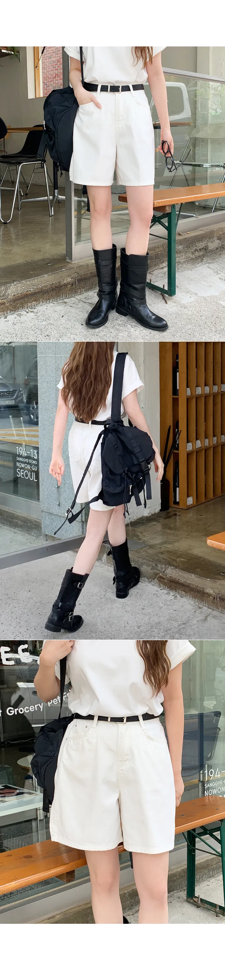 [S~2XL/하비강추!A라인반바지♥][M] 오가닉여유핏4.5부코튼팬츠 상세 이미지 24