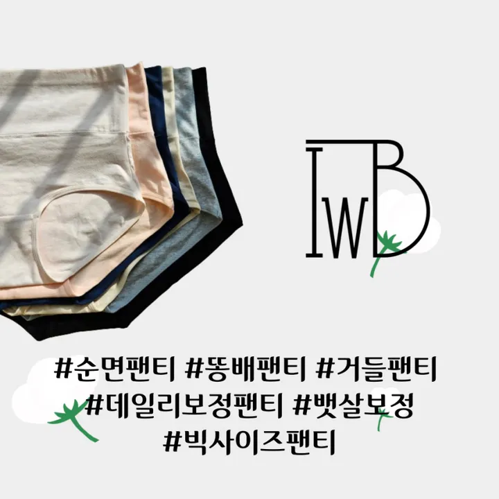 5SET 6XL 빅사이즈팬티 똥배팬티 상세 이미지 4
