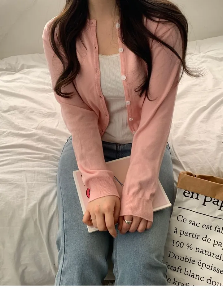 [주문폭주!][봄신상/데일리템/최저가] 아렌 베이직 라운드 가디건 (10color) 상세 이미지 49