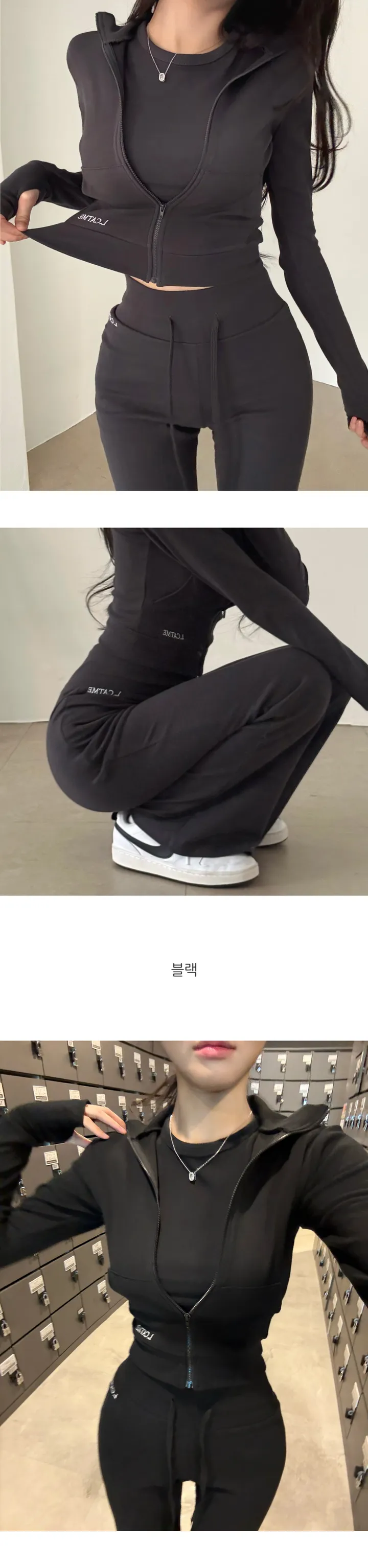 당일🚀골반뽕 [ MADE : 타사 비교 불가 ] 디젤 골반 패드 트레이닝 셋업 세트 운동복 ( 워머 집업 + 팬츠 바지 + 반팔 ) 상세 이미지 16