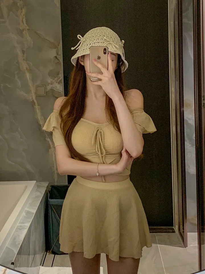 [러블리무드🎀소두핏] 벙거지 버킷햇 꽈배기 그물 뜨개 니트 짜임 모자 봄 여름 휴양지룩 휴가룩 여행룩 3COL 상세 이미지 16