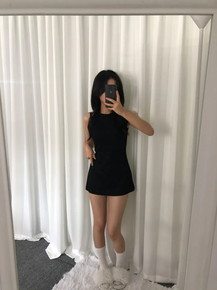 [휴가❤︎데일리룩/여리여리핏]트임 홀터넥 set 상세 이미지 34