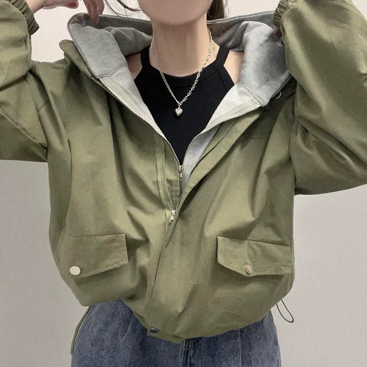 [후드탈부착] hip! 아방기본핏 야상 자켓 상세 이미지 2