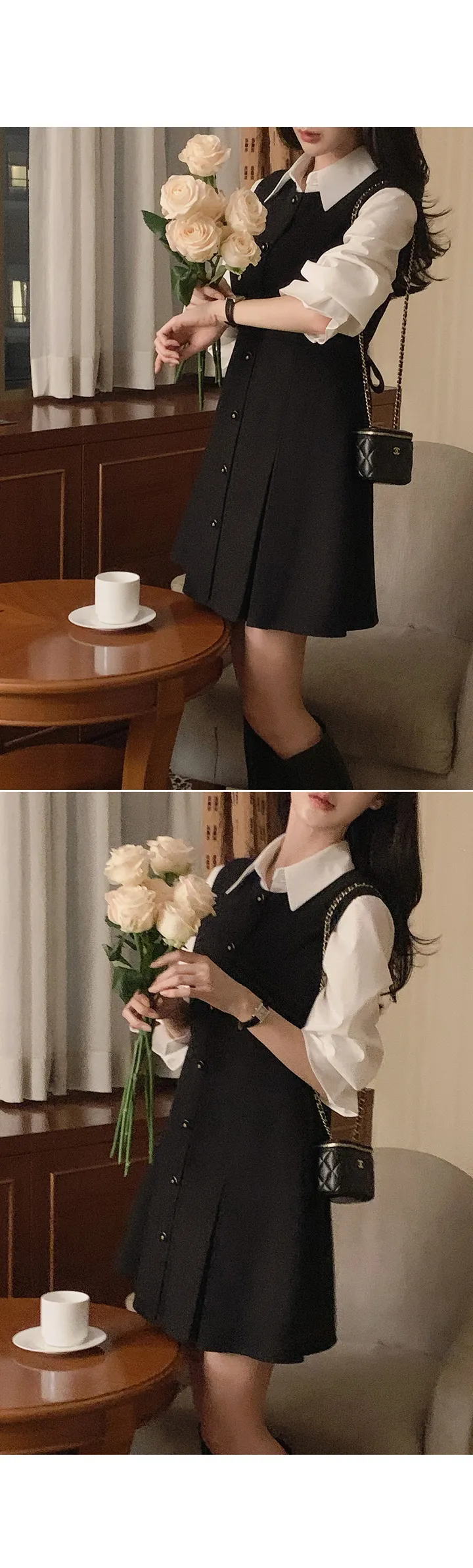 [4천장돌파][자체제작] 죠니 카라 핀턱 셔츠 상세 이미지 13