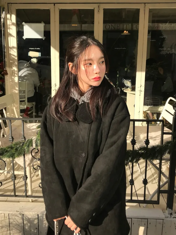 [하객룩💖] 스웨이드 무스탕 하프코트 (2c) 상세 이미지 13