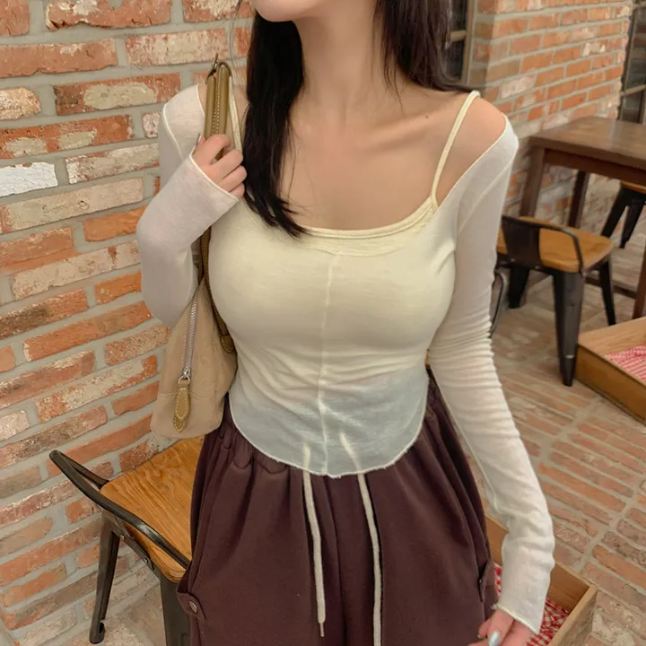 기모추가🔥[인생핏✨2way] 허리밴딩 비조 트레이닝 와이드 팬츠 투웨이 스냅버튼 절개 하이웨스트 롱 일자 츄리닝 바지 하의 체형커버 코튼 면 Y2K 공항룩 봄 간절기 9col 상세 이미지 36