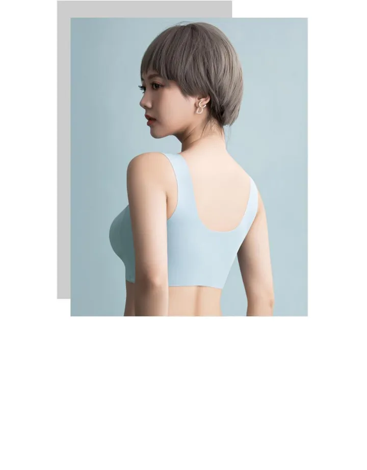 노와이어 심리스 뽕없는 가벼운 입는 여름 수면 브라 L~2XL 4colors 상세 이미지 19