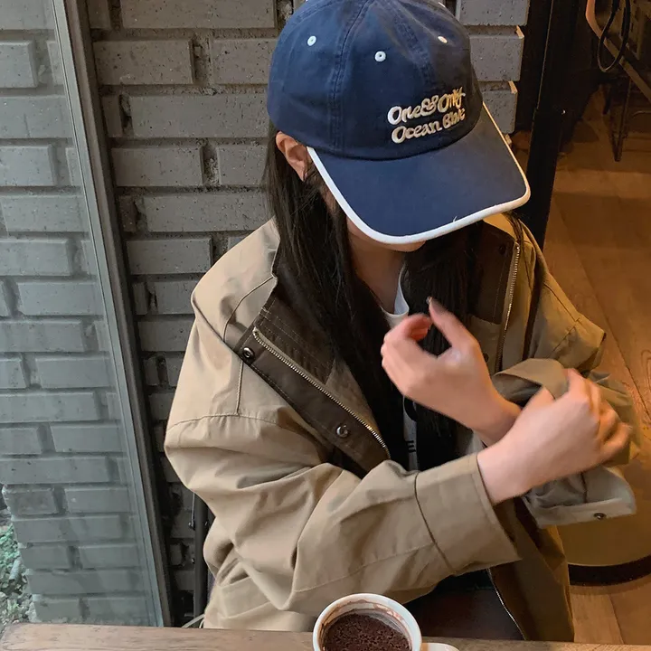 [봄야상💌] 마린 남녀공용 오버핏 배색 워크 야상 자켓 - Jk 상세 이미지 34
