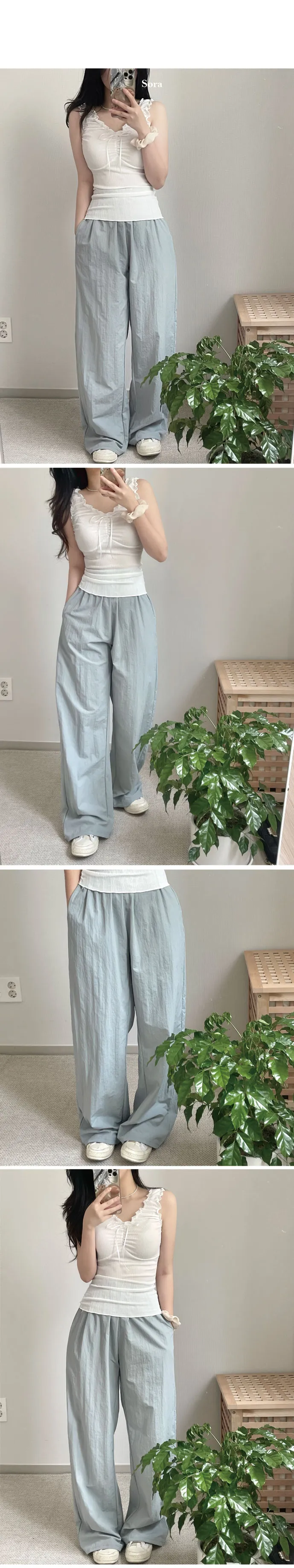 여름쿨팬츠🧊*MADE 숏/롱* 2개 묶음 할인🫶🏻 코코 바스락 팬츠 상세 이미지 4