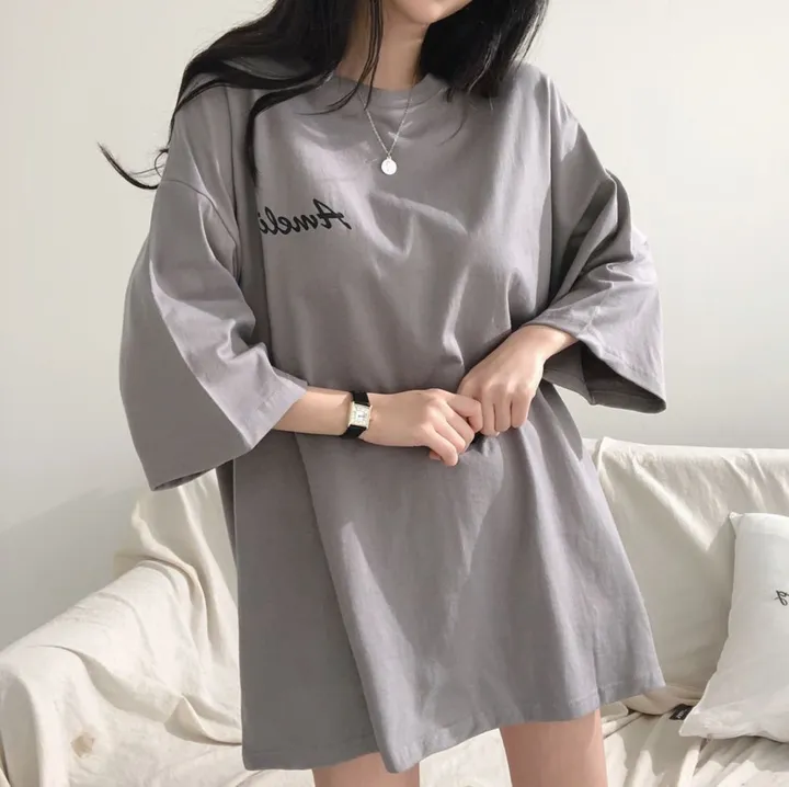 44~77 [감성프린팅!] 에밀리 오버핏 반팔 3color 상세 이미지 14