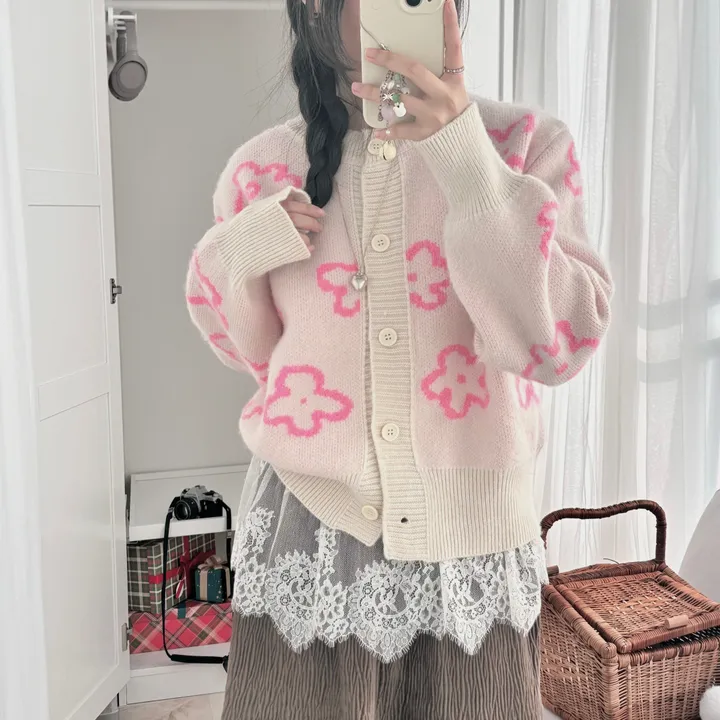 [뭉개구름💭/러블리] 입는순간 귀여움*-* 하튜 탄탄 데일리 니트 가디건 상세 이미지 20