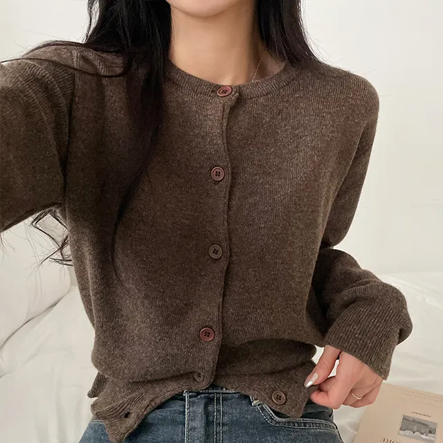 [~10컬러] 보노보노 크롭핏 단정해 니트가디건 상세 이미지 44