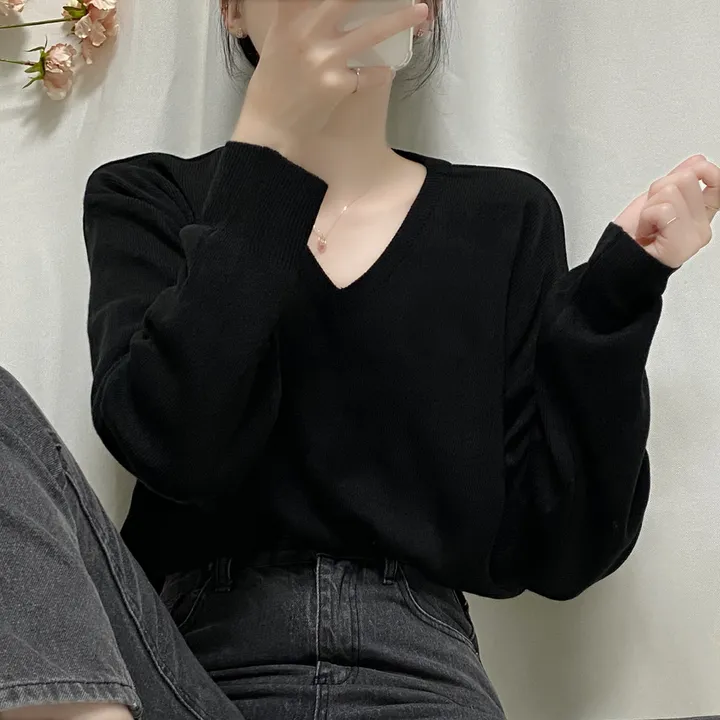 [1000장돌파💛/니트맛집/] V넥 베이직 기본 니트 10color 상세 이미지 66