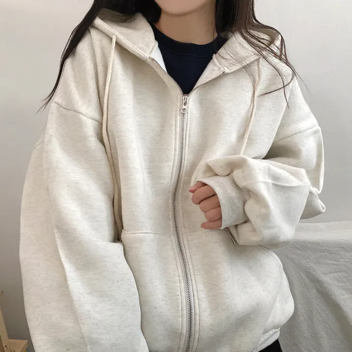 [기모/6color] 마일드 데일리 오버핏 투웨이 무지 후드집업 상세 이미지 26