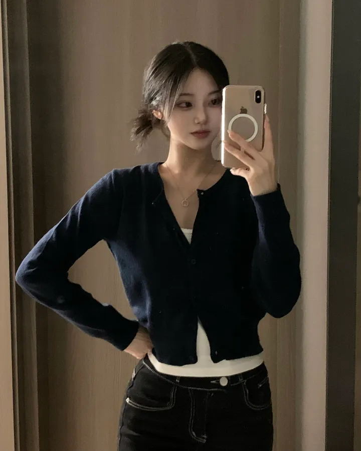 [봄신상🍃/7col] 캐시미어 베이직 슬림핏 무지 가디건 상세 이미지 13