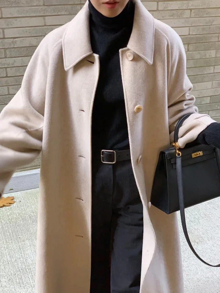 도리 롱코트 울코트 핸드메이드코트 겨울자켓 상세 이미지 26