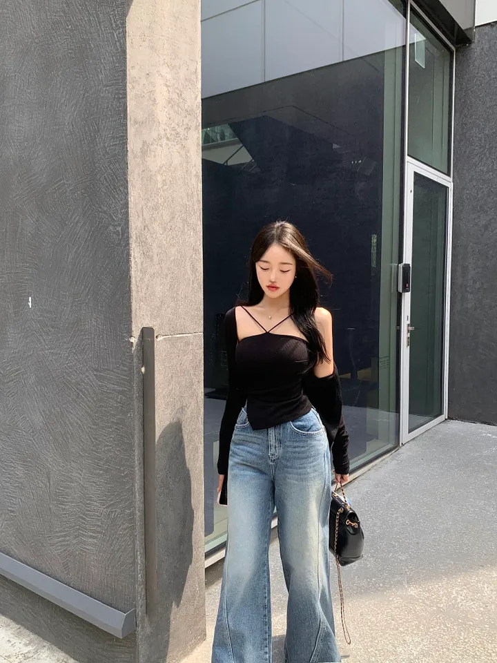 [*set/핏보장] 메이 홀터 셔링 나시 가디건 세트-5col 상세 이미지 2