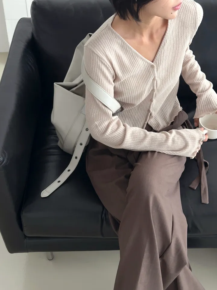 [6천장돌파/살안타템] 햇빛차단, 여름 시스루 브이넥 린넨 거즈 가디건 여름가디건 린넨가디건 5color 상세 이미지 19