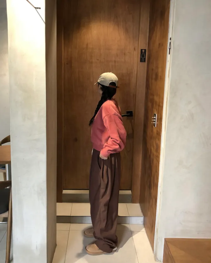 [데일리/*핏보장*] 코듀로이 골덴 핀턱 밴딩 팬츠 - 7colors (맞주름 허리 밴딩 와이드팬츠 롱다리핏 골반보장) 상세 이미지 50