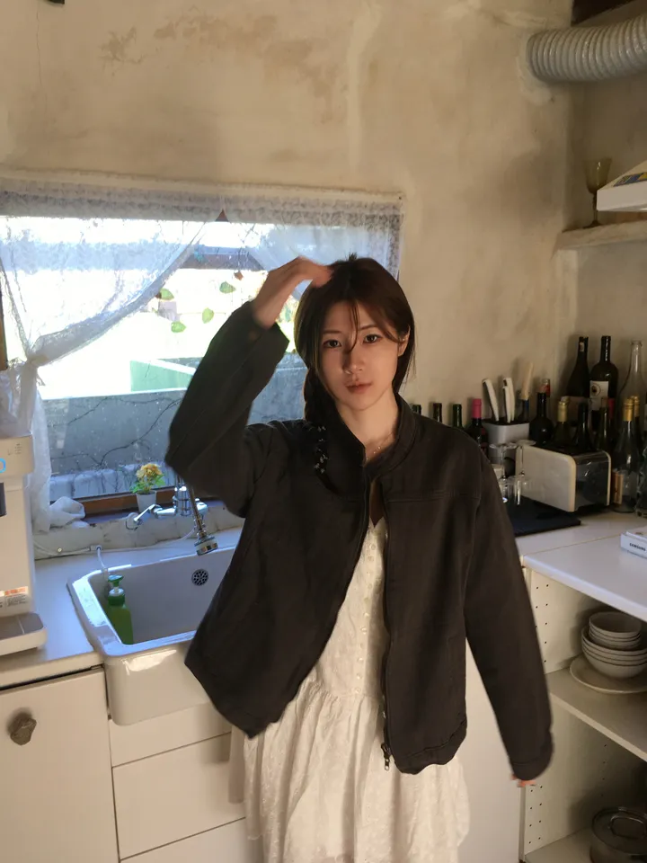 [봄신상💐](2colors/주문폭주🎉/투웨이) 빈티지 블루종 코튼 면 라이더 점퍼 자켓 jk 상세 이미지 68
