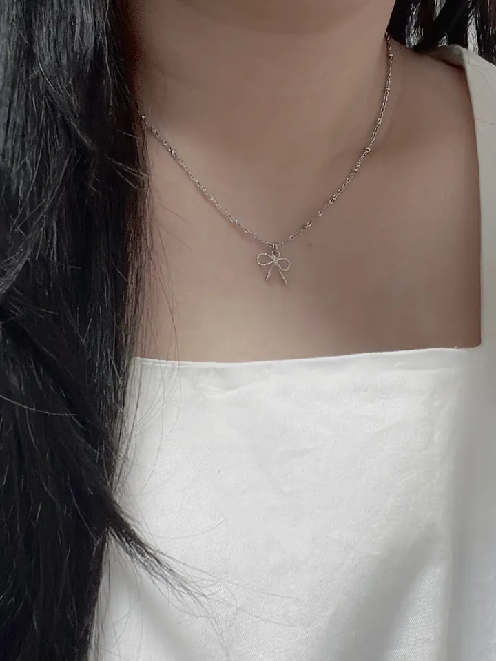 미니 리본 목걸이 (3size) 상세 이미지 9
