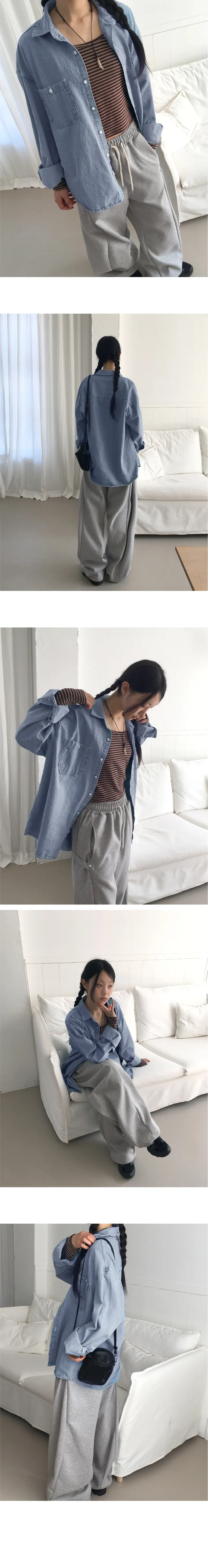 조드 사이드 스냅 벌룬 투웨이 쭈리 롱 와이드 조거 팬츠 상세 이미지 9