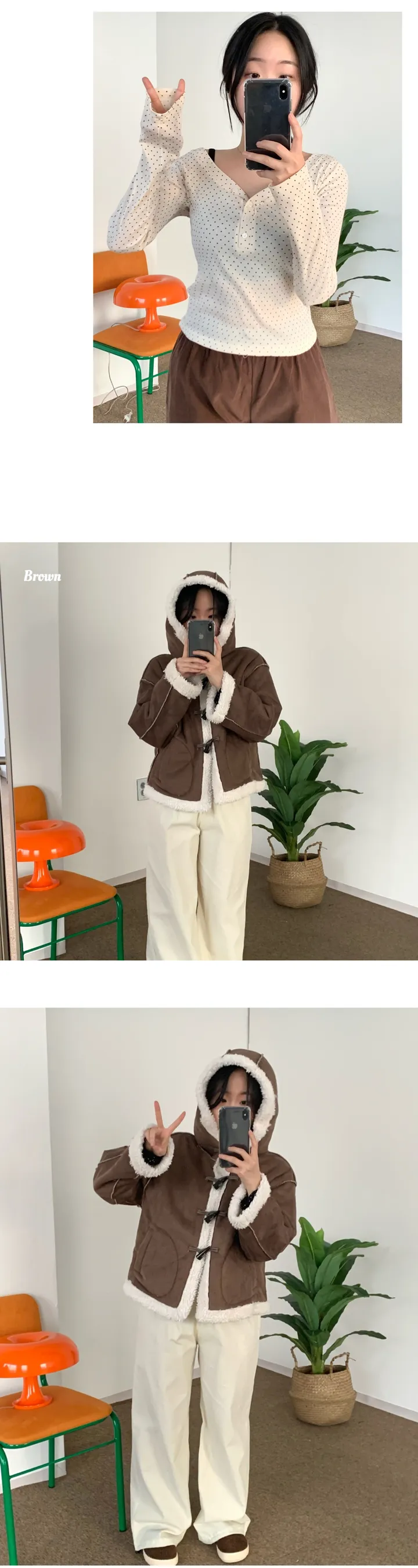 [안감전체양털🐏🔥] 테디 떡볶이 무스탕 상세 이미지 8