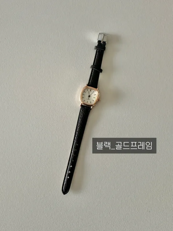 [약포함] 클래식 프레임 손목 시계 실버 골드 여성시계 상세 이미지 13