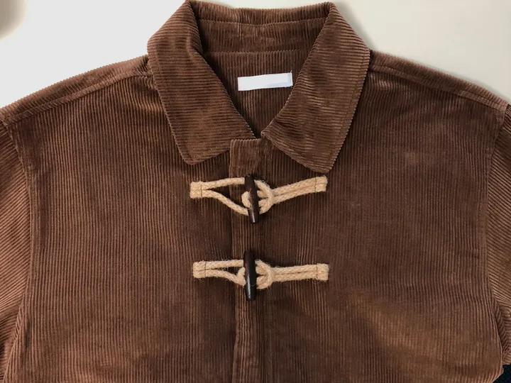 [UNISEX/남녀공용] 골덴 코듀로이 루즈핏 카라 떡볶이 코트 자켓 (3color) 상세 이미지 30