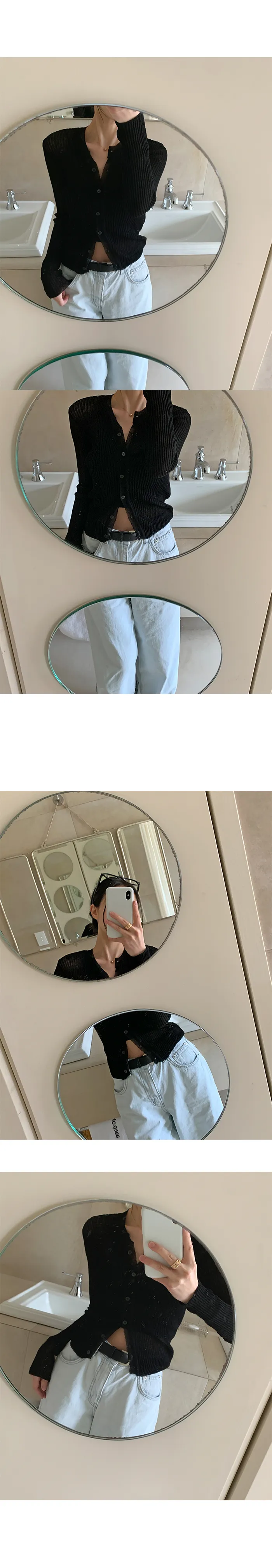 [시원💦여름가디건] 핀 린넨 가디건 상세 이미지 6