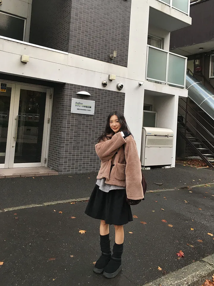 [왕따뜻🤎몽글몽글 *떡볶이코트* 양털 떡볶이자켓 겨울자켓 연말룩] 몽실양털떡볶이코트 상세 이미지 50