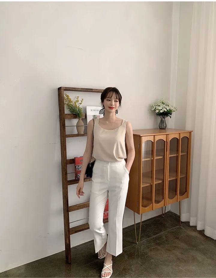 [44-120] [4만1천장 돌파♥] 데이픈 블라우스 나시(기본/크롭) 상세 이미지 35
