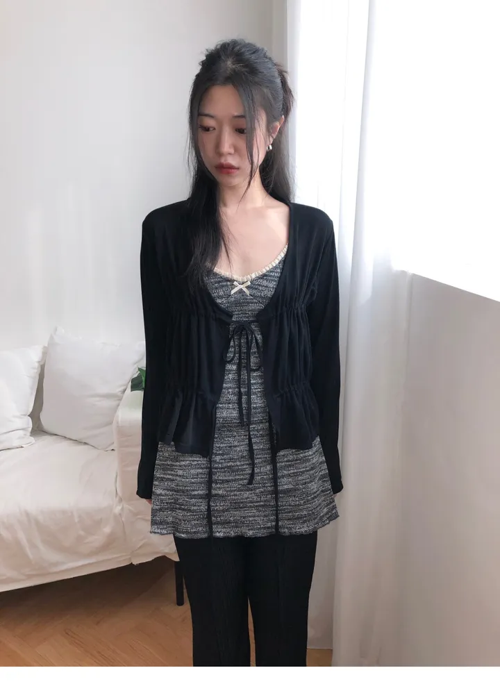 shirring cardigan (2color) / 셔링 가디건 상세 이미지 25