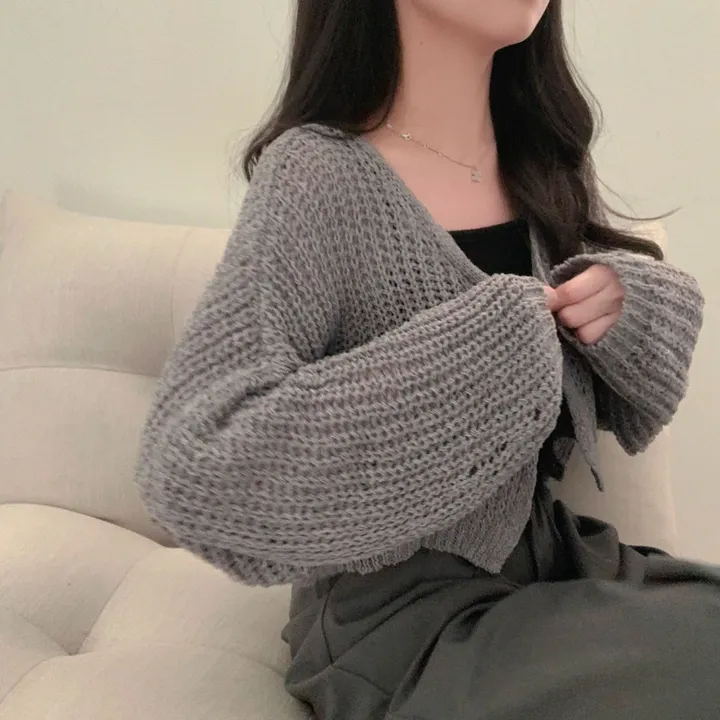 [아방🤍/new신상!]누가봐도 아방핏, 왕크롭 썸머 린넨 부클 원버튼 루즈핏 가디건 상세 이미지 45