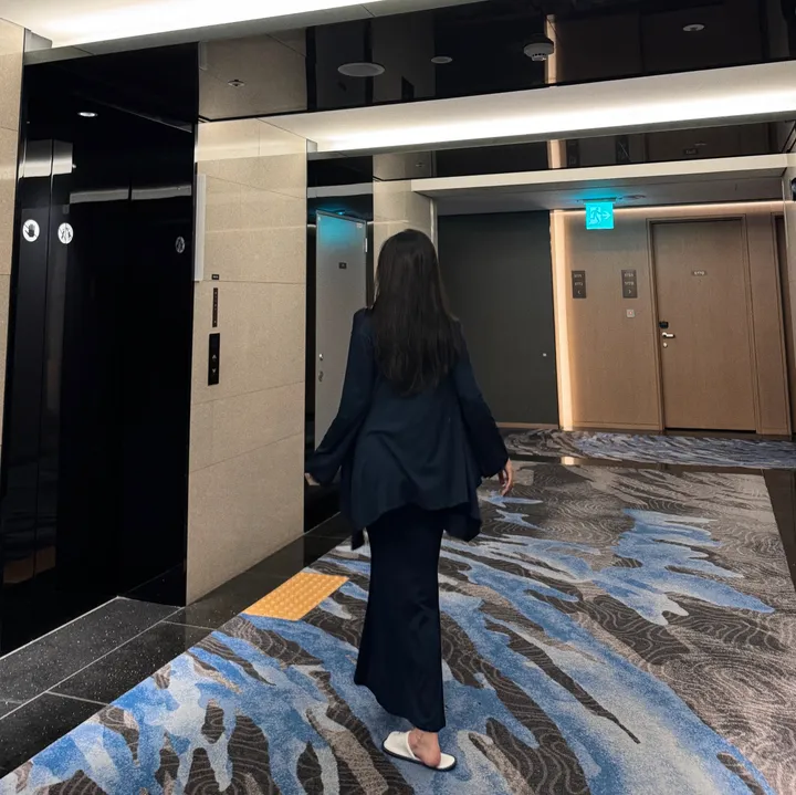 [자체제작]촉촉 셔링 나시 가디건 세트 상세 이미지 11