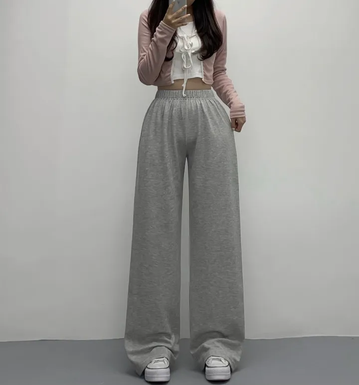 당일🚀[숏&롱/편한바지!] 드림 컬러 밴딩 롱 와이드팬츠 트레이닝팬츠 댄스복 여름팬츠 사계절팬츠 키작녀 키큰녀 (7Col) 상세 이미지 8