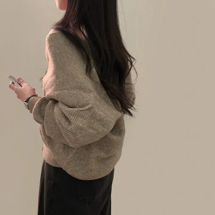 [인생가디건🤍]극여리 루즈핏 울 브이넥 니트 가디건 - 8color 상세 이미지 63