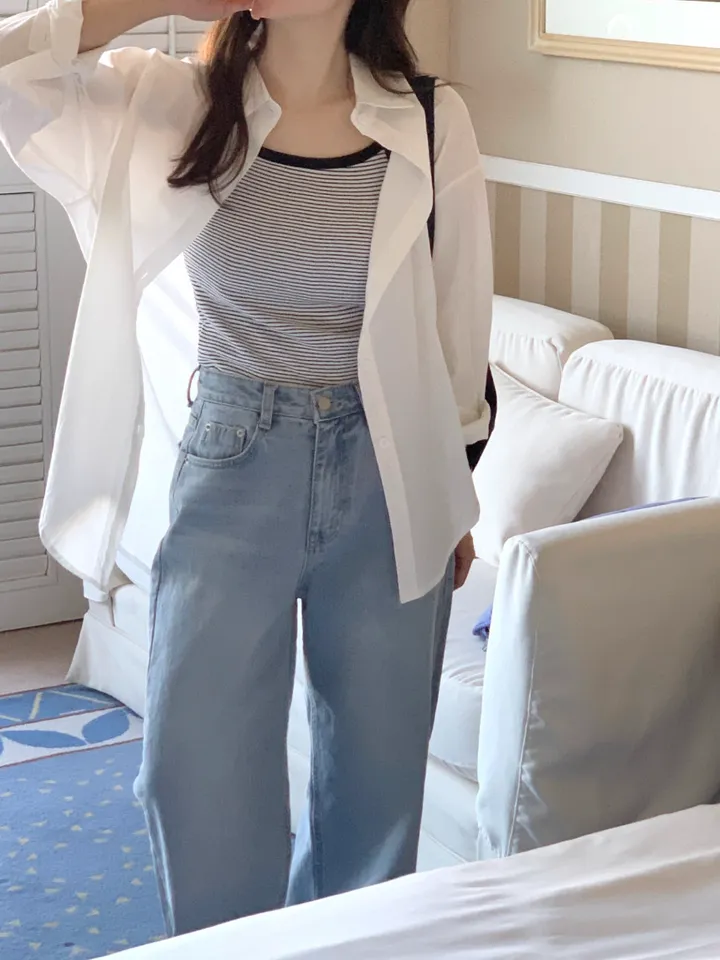 [주문폭주/당일출고] 루즈핏 파스텔 코튼 셔츠 남방 5col 봄셔츠 여름셔츠 가을셔츠 상세 이미지 1