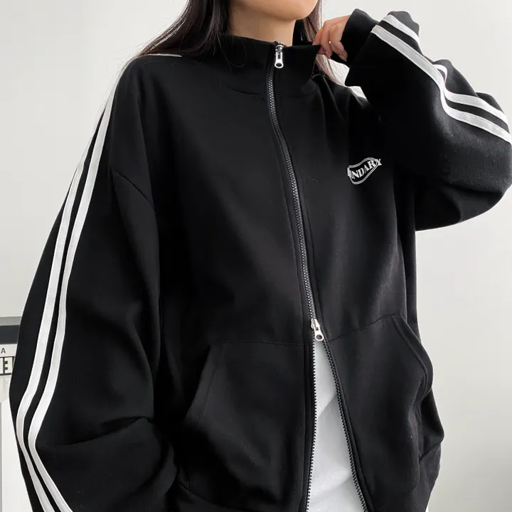 ⭐ 봄신상! [캐주얼/묶음할인] 오버핏 바운더리 투웨이 카라 집업 3color 상세 이미지 20